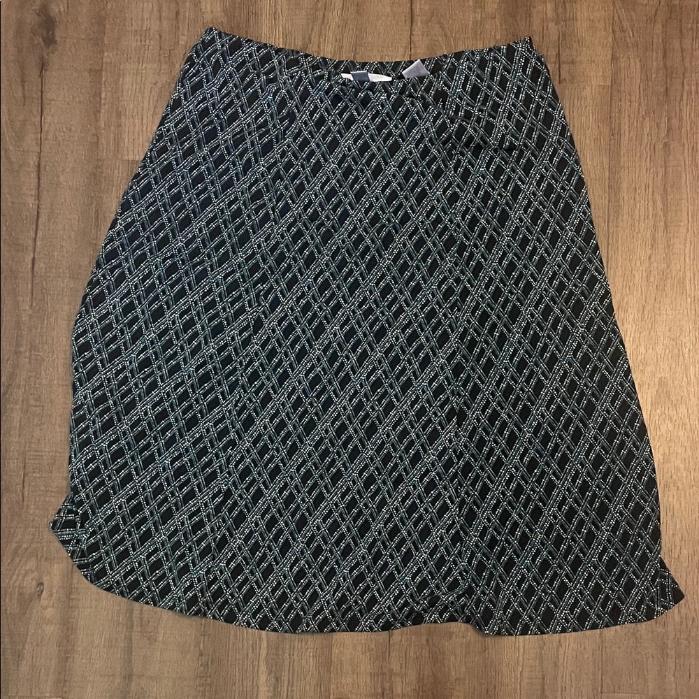 Nine & Co. Black and White A-Line Skirt